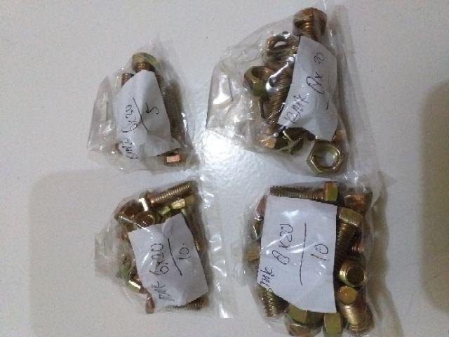Baut Mur Kuning - Bmk M8 X 20 Mm