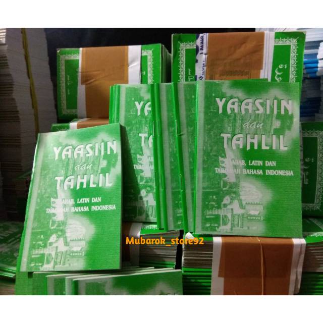 Buku YASIN &amp; TAHLIL MURAH Latin dan Terjemah Indonesia Uk.Saku CD Penerbit Menara Kudus Surah