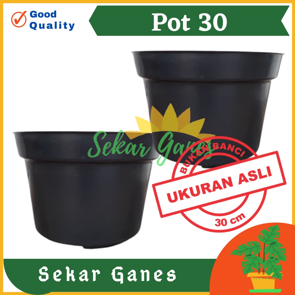 Pot 30 Hitam Pot Tanaman Hias Pot 30 Cm Hitam Tebal Murah Grosir Bibit Pot Bunga Hitam Pot 30 Murah