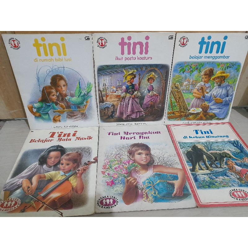 Seri Pustaka Cerita Gramedia( Tini, robi dan susi, dll)
