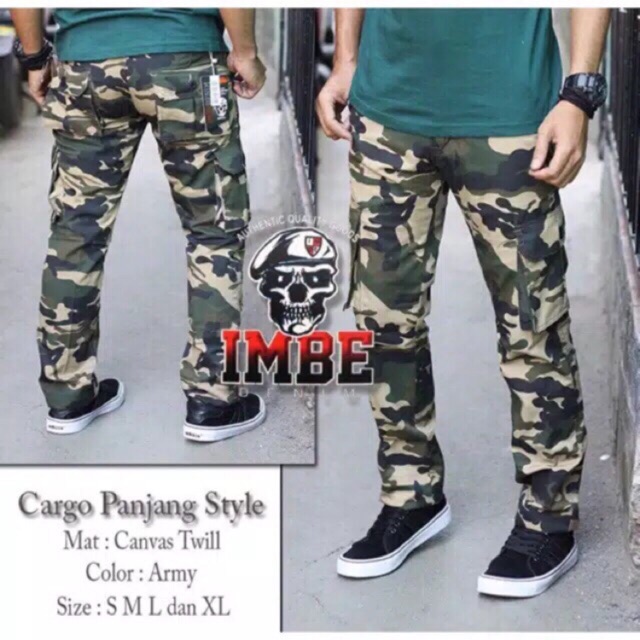 loreng panjang/ celana loreng /cargo loreng