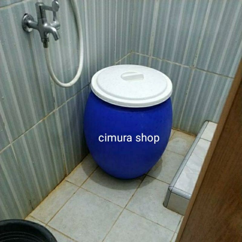 Tong/tong air/tong sampah/tong 60 liter/tong biru