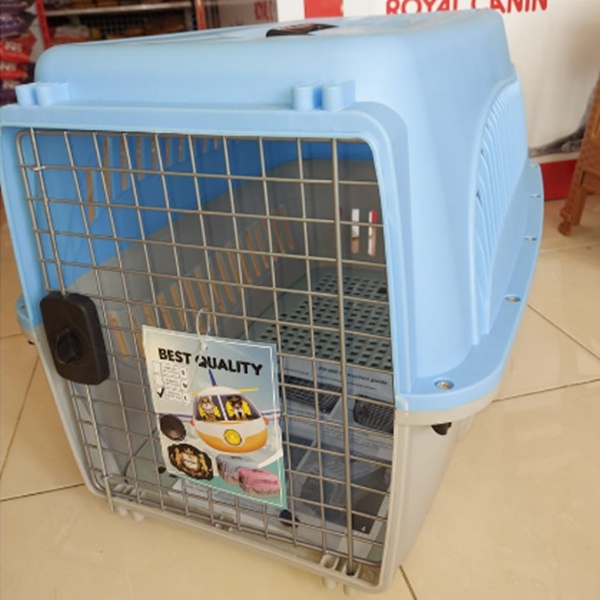 Petopia Cargo L Kandang Plastik Besar Kucing Anjing Pet Carrier Large