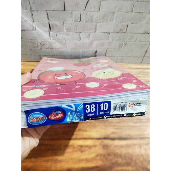 

(1 Pack isi 10)Buku Tulis SiDU 38 lembar