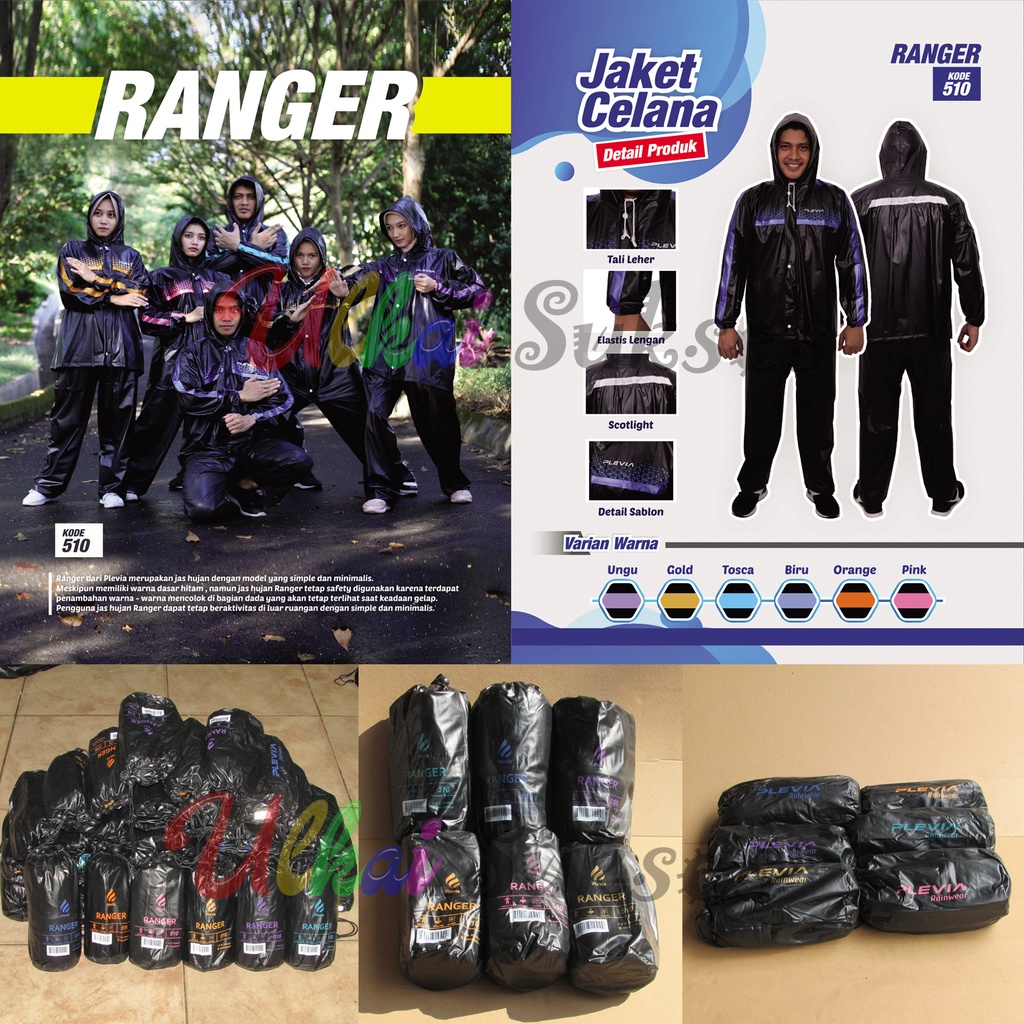 Jas Hujan Setelan Jaket Celana Raincoat Plevia l Elmondo l IBEX l Gajah Random 914 l 700 l 711 l 612 l 510 Mantel Hujan Dewasa l Pria l Wanita Anti Tembus Air Dan Bau Best Quality  Murah