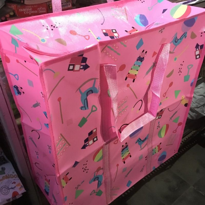 Tas Karung Plastik Jumbo Mudik Pindahan Penyimpanan Barang Baju Pakaian Pulkam Tas Travel Bag Toy Ma