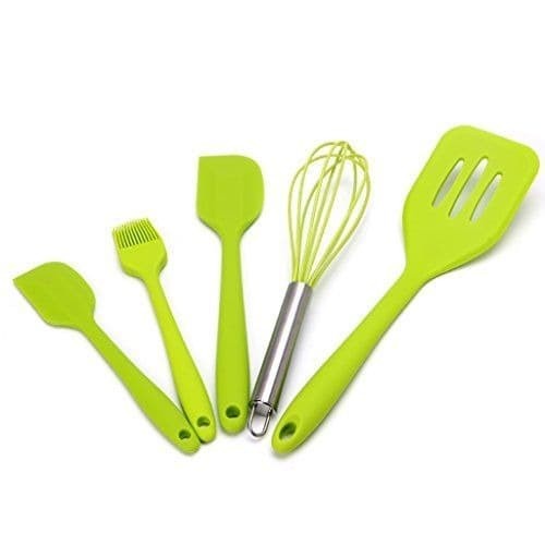 VOM - 5Pcs Silicone Utensil Set - Set Peralatan Masak Silikon 5 Pcs 0675