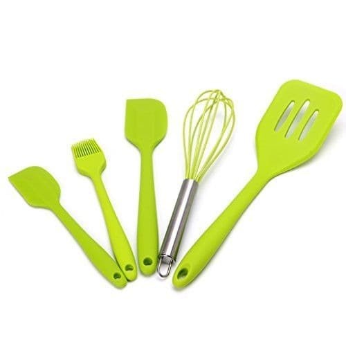 VOM - 5Pcs Silicone Utensil Set - Set Peralatan Masak Silikon 5 Pcs 0675