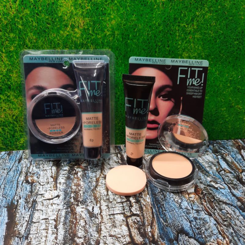 Maybelline Fit Me 2in1 Mika - Foundation Dan Bedak