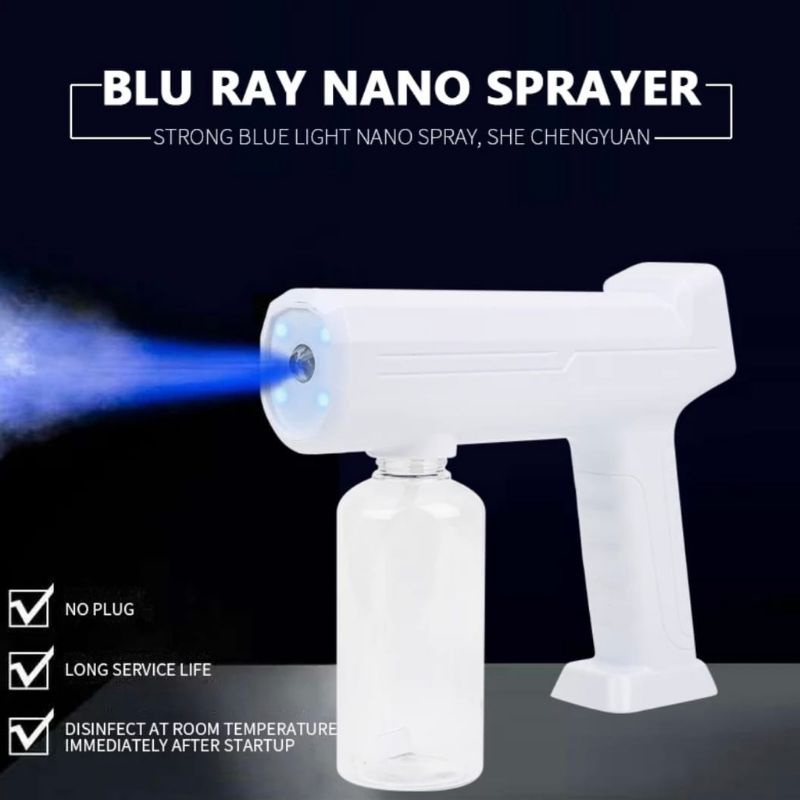 Portable Nano Spray Gun Disinfectant Wireless Alkhol Semprotan Disinfectanf Steam Gun Fog Fogging