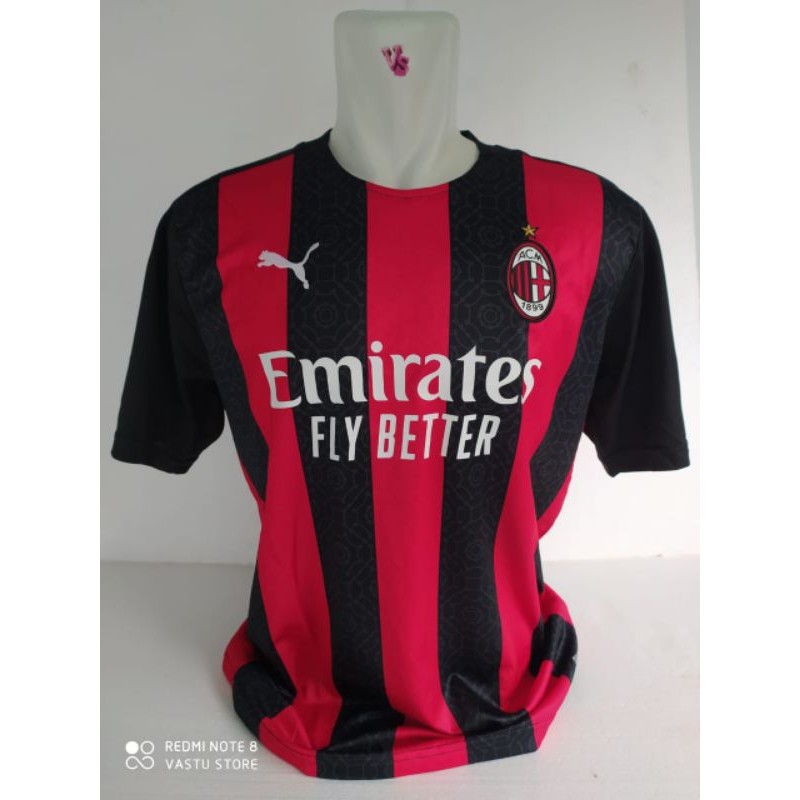 Jersey Ac milan Home full patch dan name set 2020