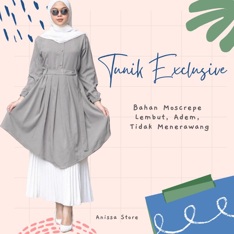 Arumi Tunik Baju Muslimah Terbaru Model Kekinian 2021