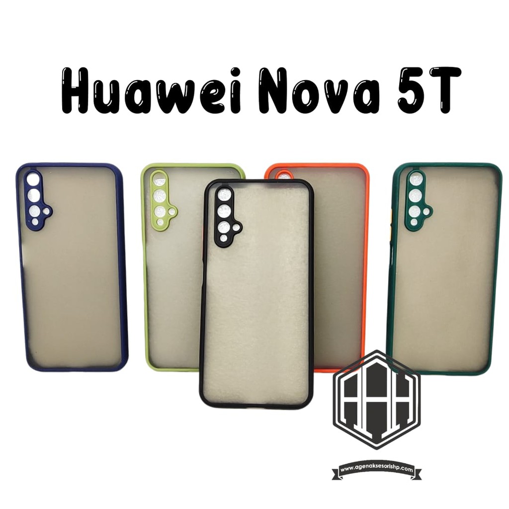 Bumper AERO CASE Huawei Nova 5T 6.26 inch Hardcase My Choice List Warna Matte