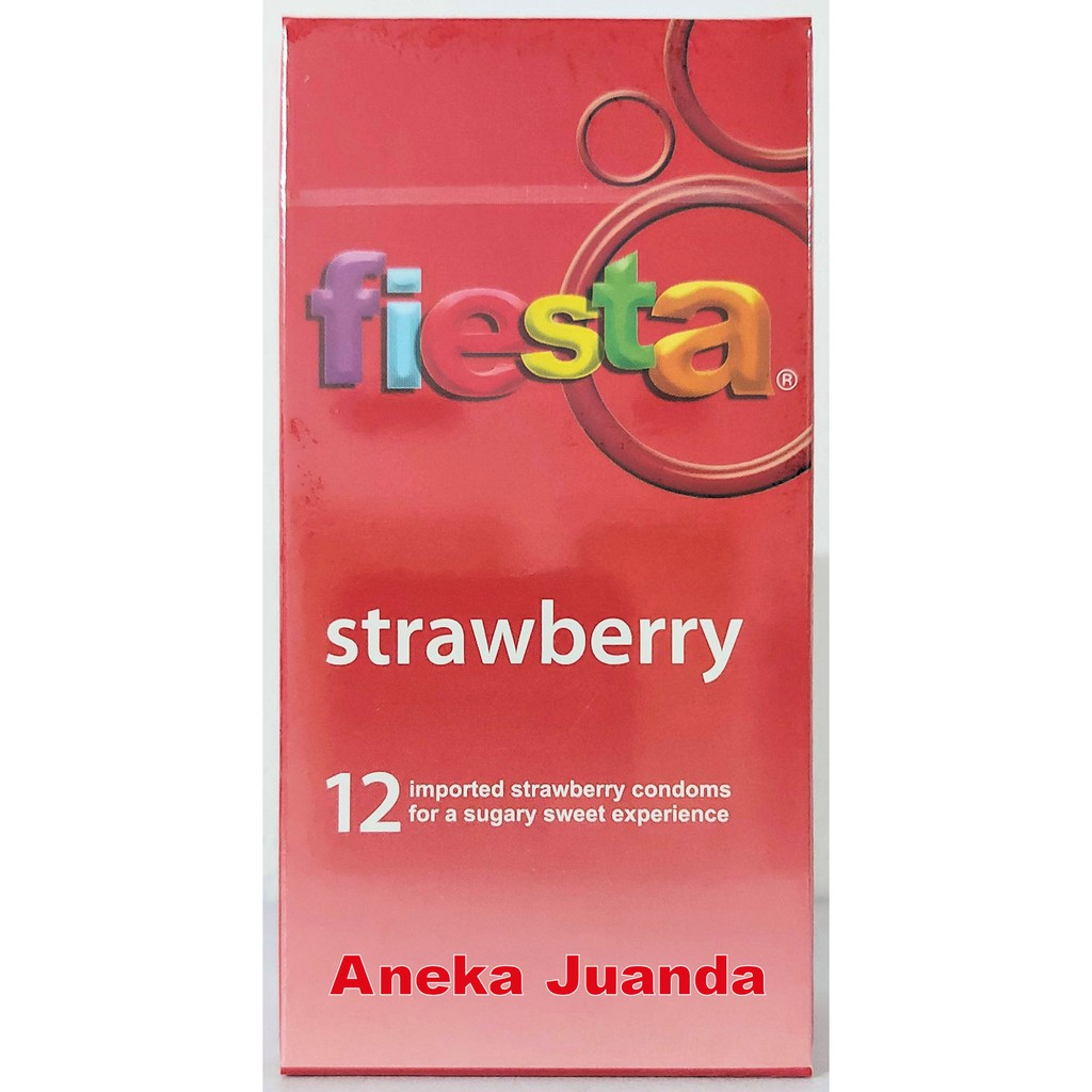 Kondom Fiesta Strawberry isi 12