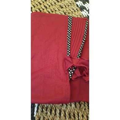 (COD)-Jilbab Instan Khalid Polka \ jilbab syari polka jumbo-Maron