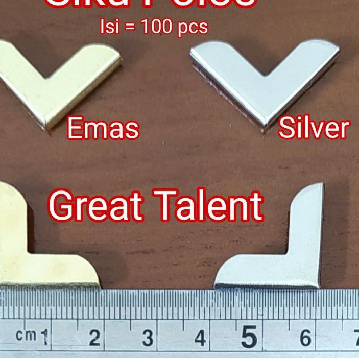 

10.10 BRANDS FESTIVAL 100 pcs Siku Polos Emas/ Nikel - Siku Buku Polos Gold Silver- Siku Yasin - Sik