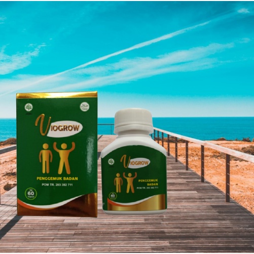 Viogrow Original Obat Penggemuk Badan Asli Herbal Gemuk Permanen Alami Serta Penambah Nafsu Makan Ba