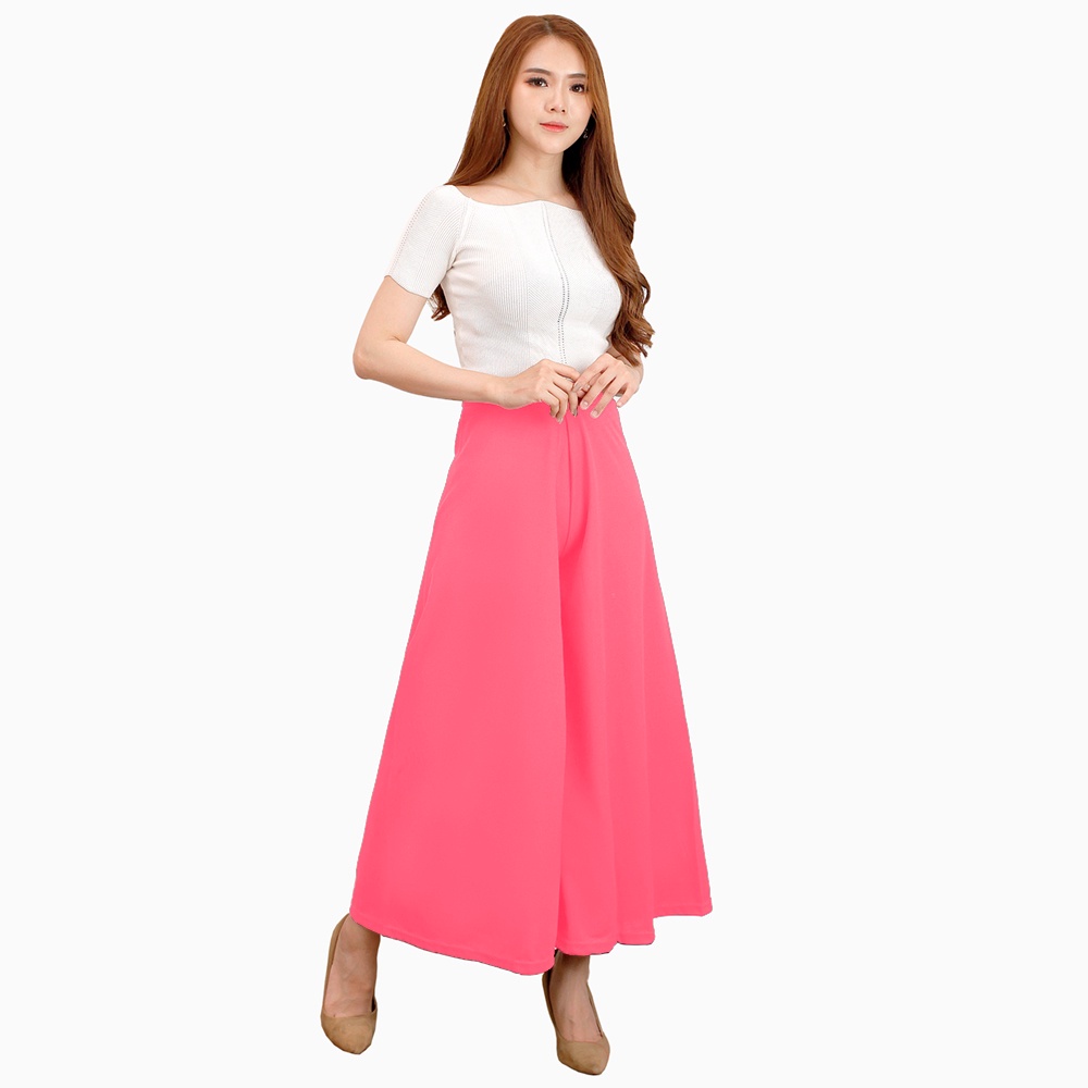 Celana Kulot Panjang Kaki Lebar Wanita  Model Terbaru - Thalia