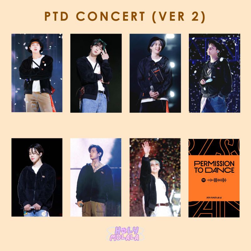 Premium Photocard Unofficial BTS PTD on Stage Online Concert Ver 2 (Pre-order)