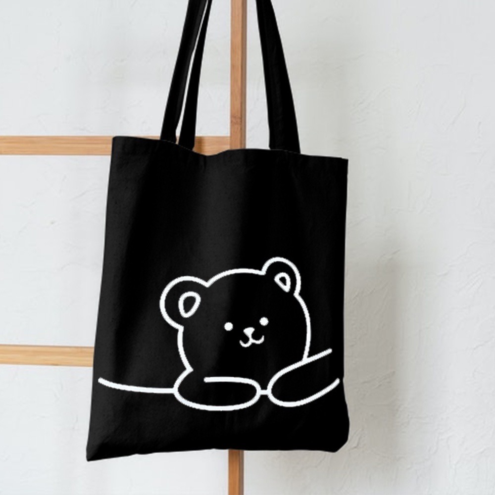 RAMADHAN SALE - [RESLETING] TALI PANDA TOTEBAG SEMI KANVAS MOTIF PANDA | TOTEBAG KERJA/KULIAH/SEKOLAH | TOTEBAG RESLETING | TOTEBAG BESAR | TOTEBAG KOREA | TOTEBAG TEBAL | TOTEBAG LAPTOP | TOTEBAG NONGKI | TOTEBAG MOTIF | TOTEBAG POLOS | TOTEBAG JINJING