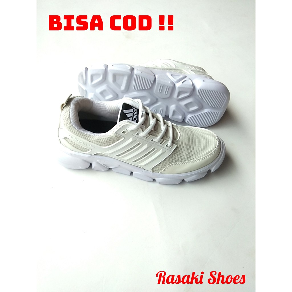 Sepatu Sneakers Running Wanita / Pria Adidas77 N270 Sepatu Olahraga Sepatu Sport Sepatu Warna Putih