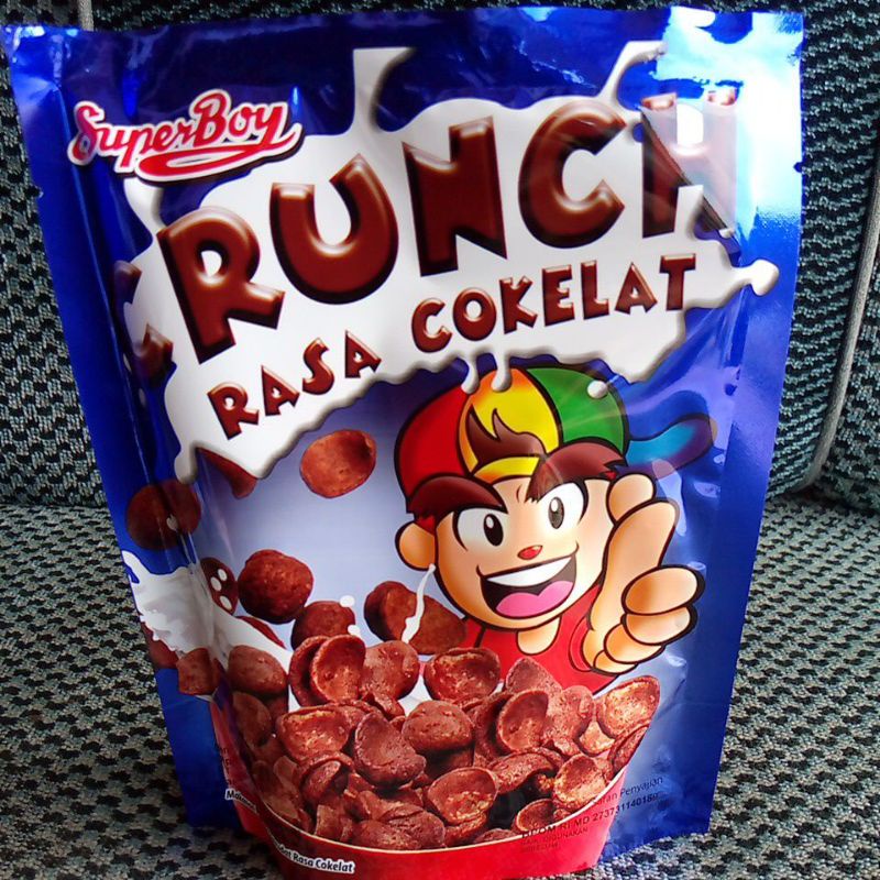 Choco Chips / Choco Crunch / Coco Crunch Super Boy 30Gram Murah Varian Baru Rasa Coklat Cokelat Stroberi Kualitas Simba Balky Richeese Nabati