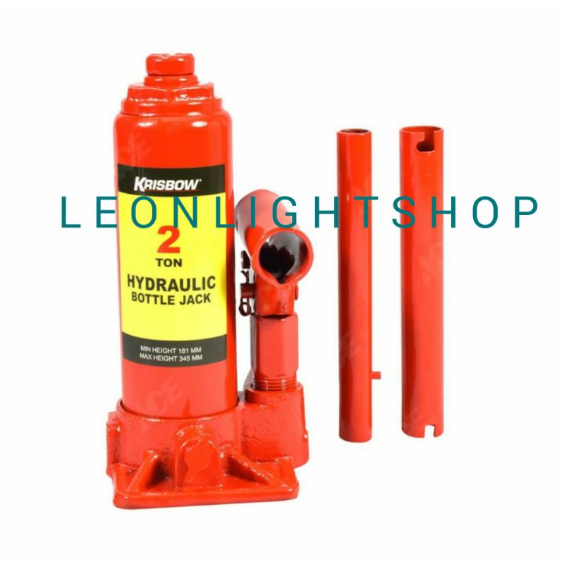 KRISBOW DONGKRAK MOBIL 2 TON/ACE HYDRAULIC BOTTLE JACK 2 TON W/BMC/ACE DONGKRAK MOBIL 2 TON