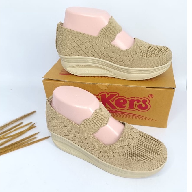 Belbe/Sepatu Rajut import/Sepatu Wedges Wanita/Sepatu cewe import/Sepatu slip on