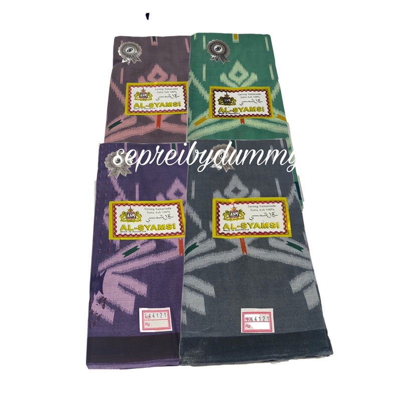 Sarung laki Samarinda Sutra Asli 100% Al Syamsi