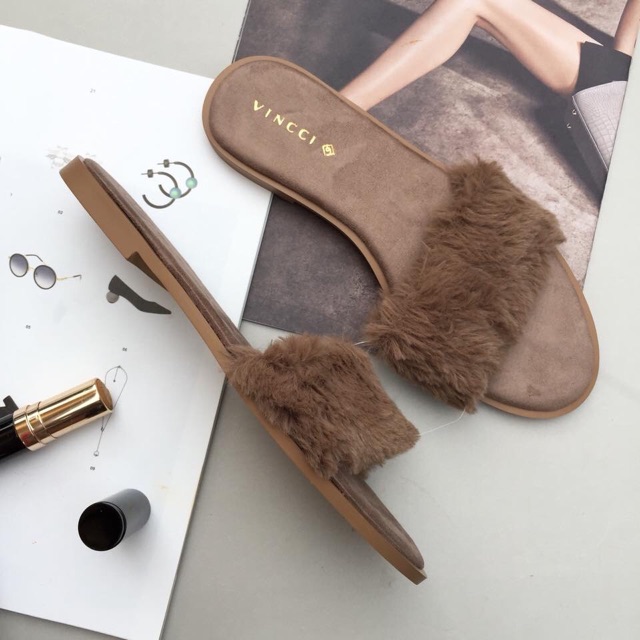 Vincci sandal bulu cantik restock again