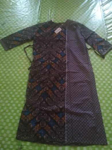 [ Terlaris ] Gamis Batik Superjumbo Banget Ld 136cm Pb 140cm