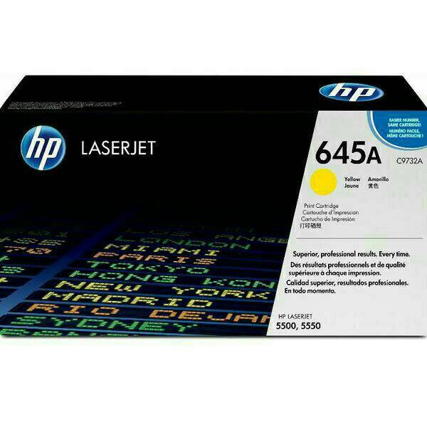 TONER HP 645A YELLOW ORIGINAL