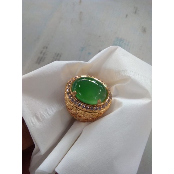 batu akik green topas