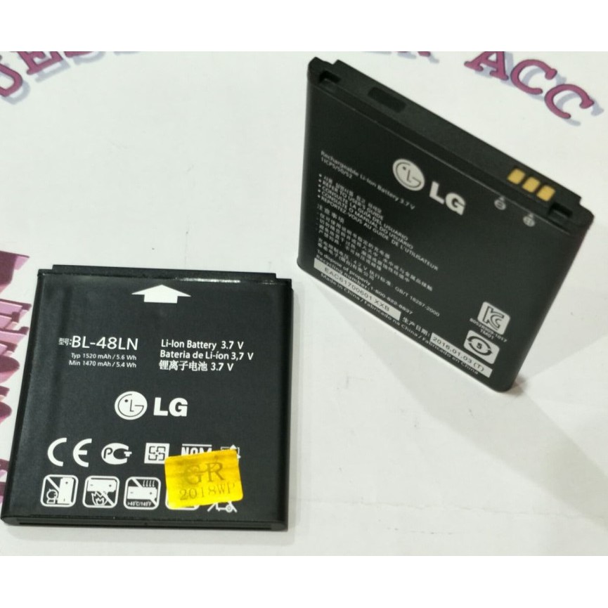 Battery Batre Baterai LG Optimus 3D MaX SU870 3D Cube Elite P720 BL-48LN BL48LN