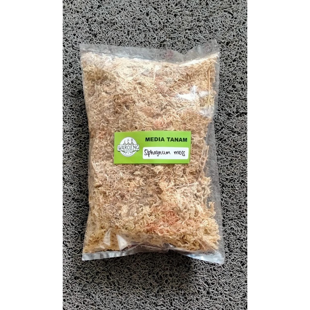 SPHAGNUM MOSS PUTIH GRADE A IMPORT MEDIA TANAMAN ANGGREK