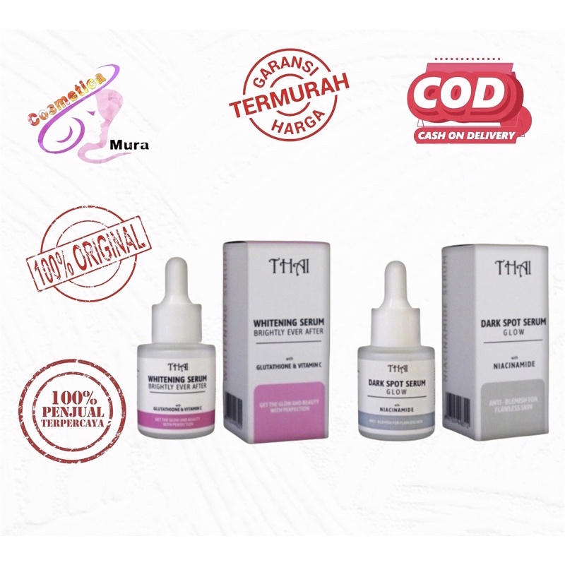 thai serum the face dark spot - thai face serum whitening brighly - serum wajah thai