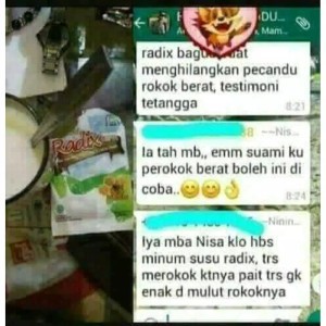 

Nasa Susu Radik Madu [RADIKMA] - Susu Kambing Etawa Untuk Kesehatan - 5 Sachet [PT NASA ORIGINAL]