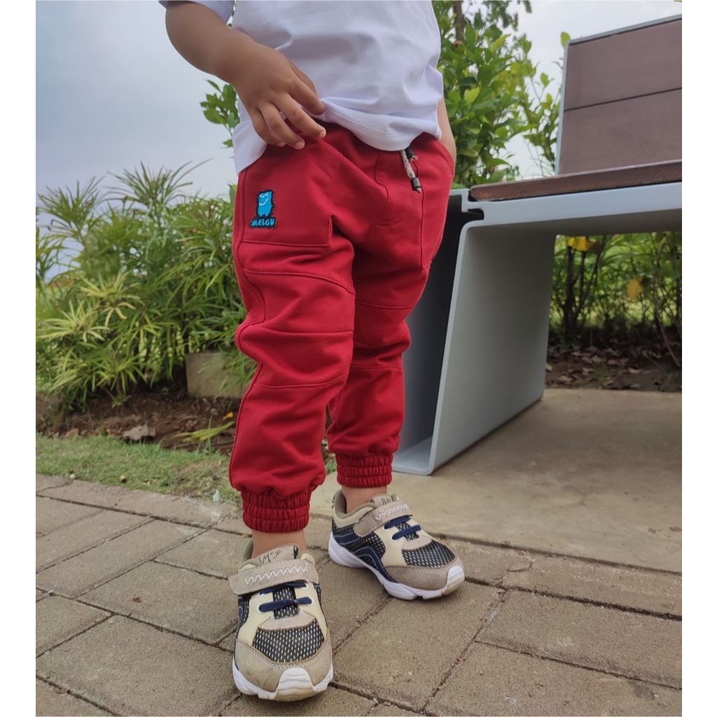 Celana Jogger Panjang Anak Laki Laki Perempuan Unisex Distro Premium Bahan Baby Terry