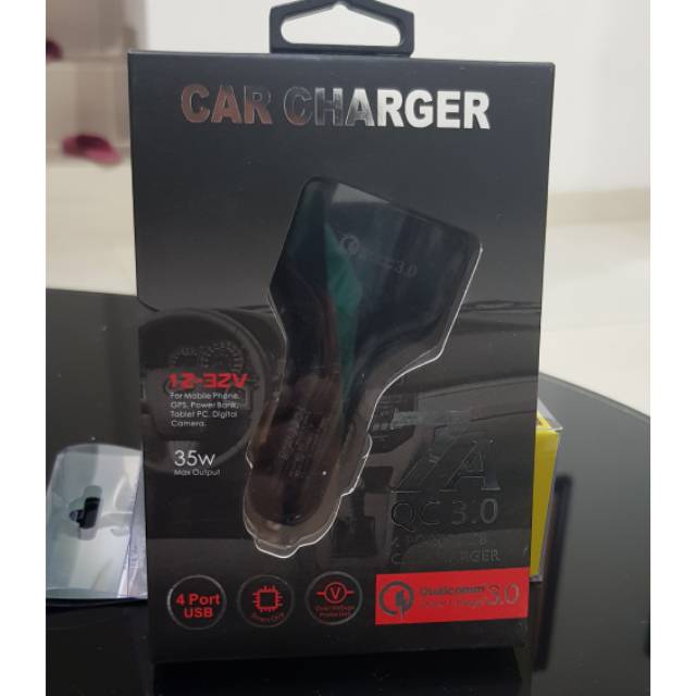 Car charger 7A QC 3.0 4port usb