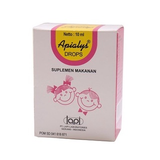 APIALYS DROPS 10 ML suplemen vitamin peningkat nafsu makan pada bayi dan anak