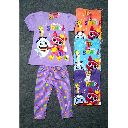 Baju Baby Shark Cewek Kode 0018 Shopee Indonesia