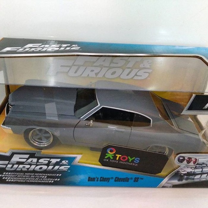97835-jada 1:24 F&F 1970 chevy chevelle ss primer grey