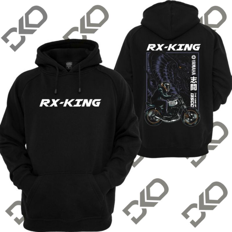 JAKET HOODIE YAMAHA RX KING THE KING OF 135CC