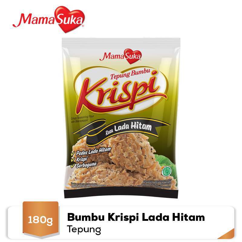 

Tepung Krispi Lada Hitam Mamasuka 180gr