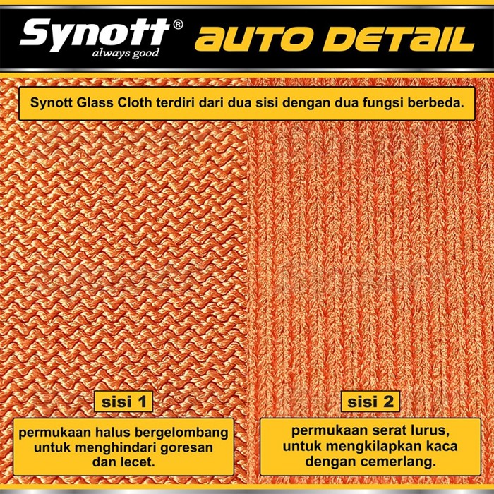 Kain Lap Microfiber Synott Motor, Visor Helm, Mobil, Aman Gores Baret