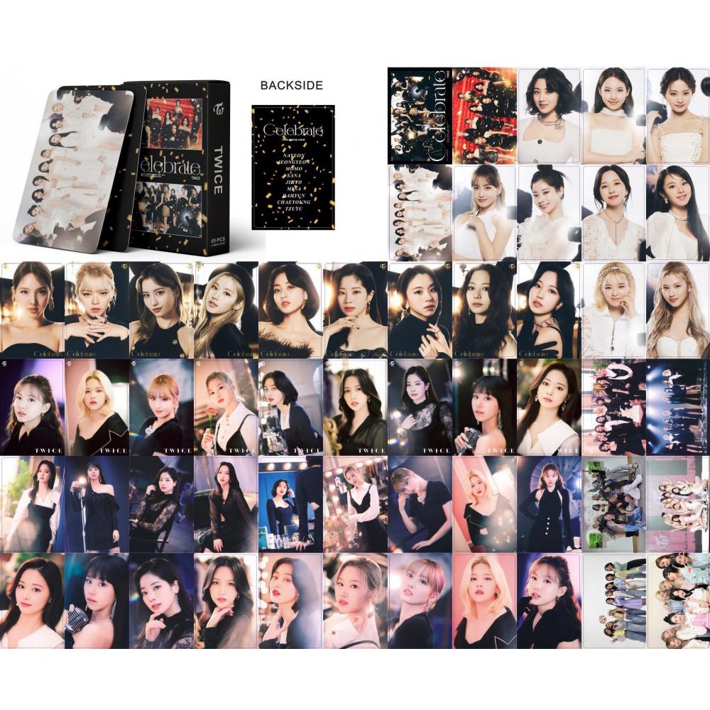 55pcs Kartu Lomo Foto Kpop TWICE Album