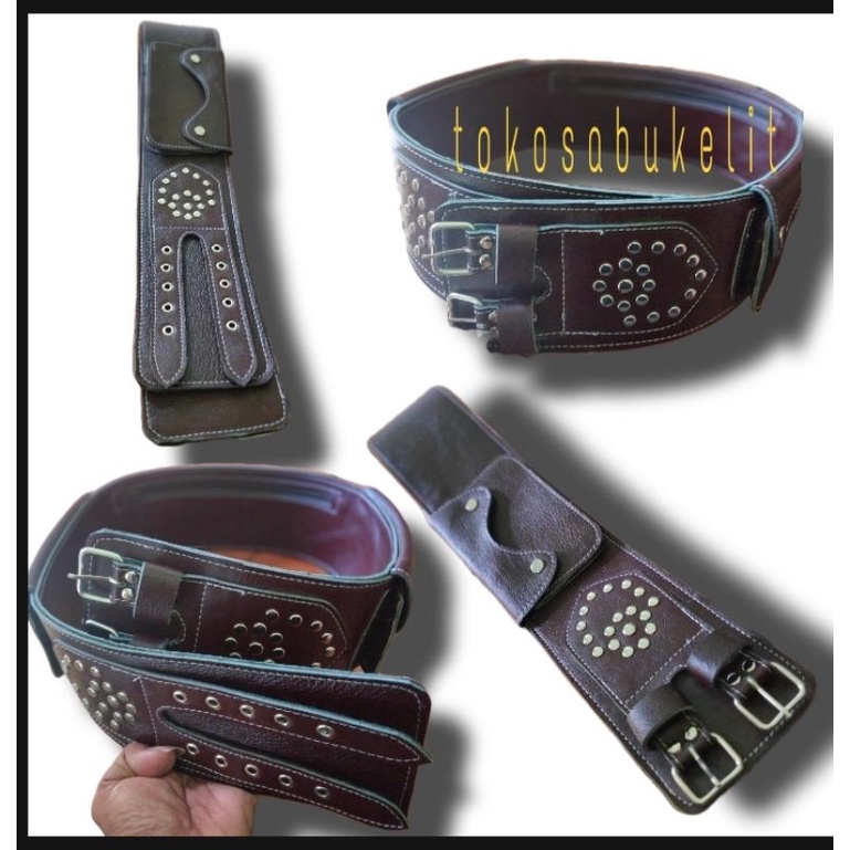 kulit SABUK KULIT ASLI JAWARA SABUK KULIT PONOROGO SABUK KULIT HAJI SABUK KULIT betawi