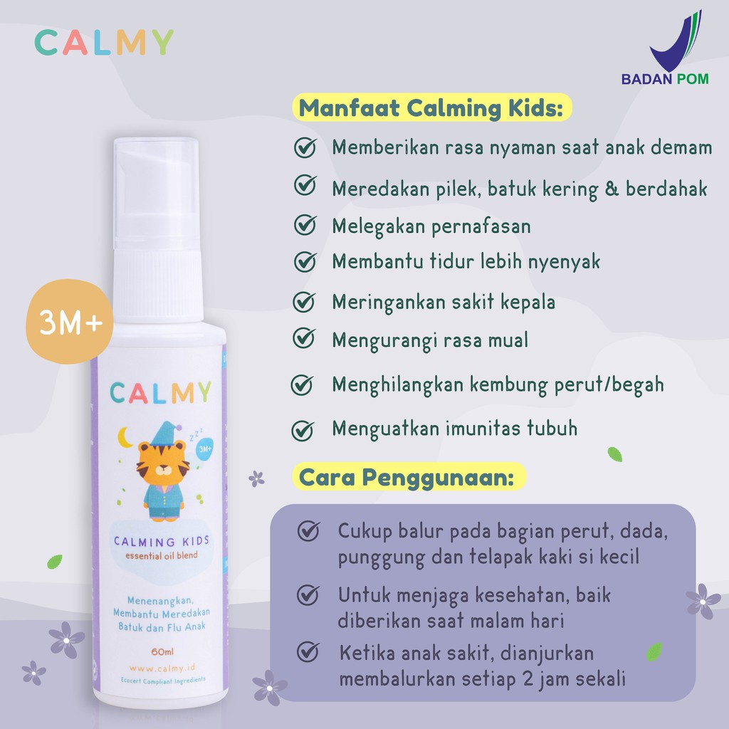 Spesial Paket Hemat Calmy Minyak Balur Premium (Calming Kids, Active Kids dan Mealtime)