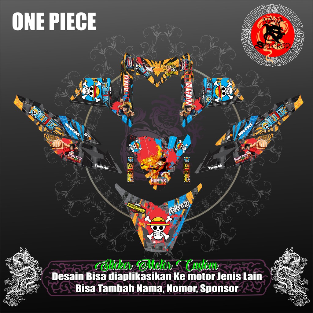 DECAL STICKER STRIPING YAMAHA X RIDE ONE PIECE