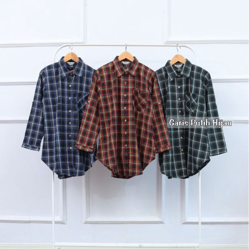 Atasan Kotak Wanita Standar dan Jumbo Size Baju Luaran Oversize